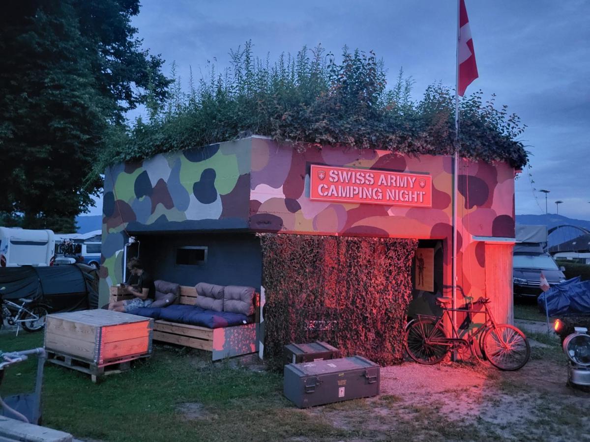 Swiss Army Camping Night / Militaerbunker St. Margrethen Exterior foto