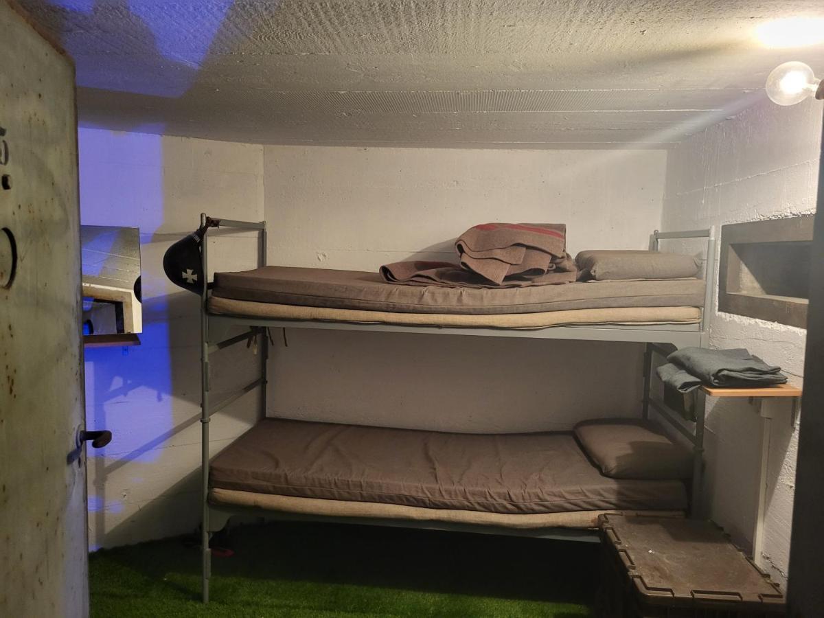 Swiss Army Camping Night / Militaerbunker St. Margrethen Exterior foto